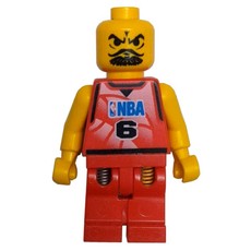 Basketball Player, Red Torso, Red Legs #6 (fig-007203)