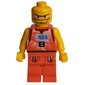 Basketball Player, Red  Torso, Red Legs #8