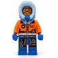 Arctic Explorer, Hood, Printed Orange Goggles, Woman