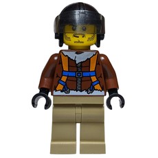 Arctic Explorer, Pilot, Black Helmet, Stubble (fig-007222)