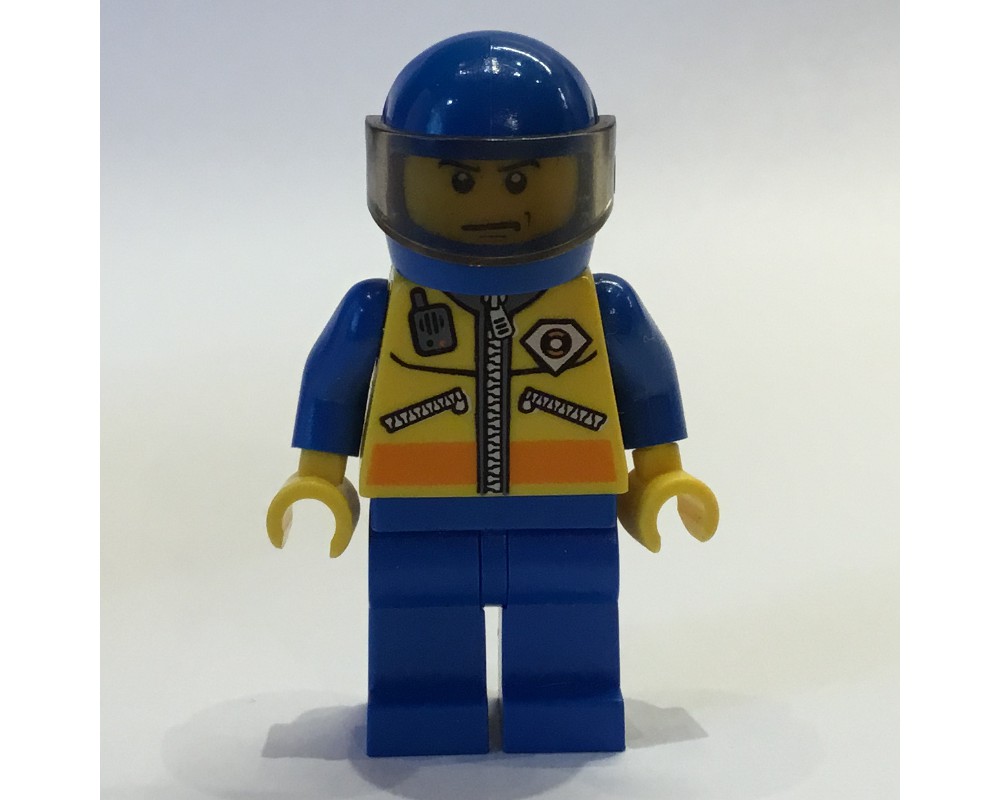 LEGO Set fig-007247 Coast Guard, Yellow Jacket with Zipper, Radio and ...