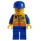 Coast Guard, Yellow Jacket with Zipper, Radio and Badge, Blue Cap, Silver Sunglasses
