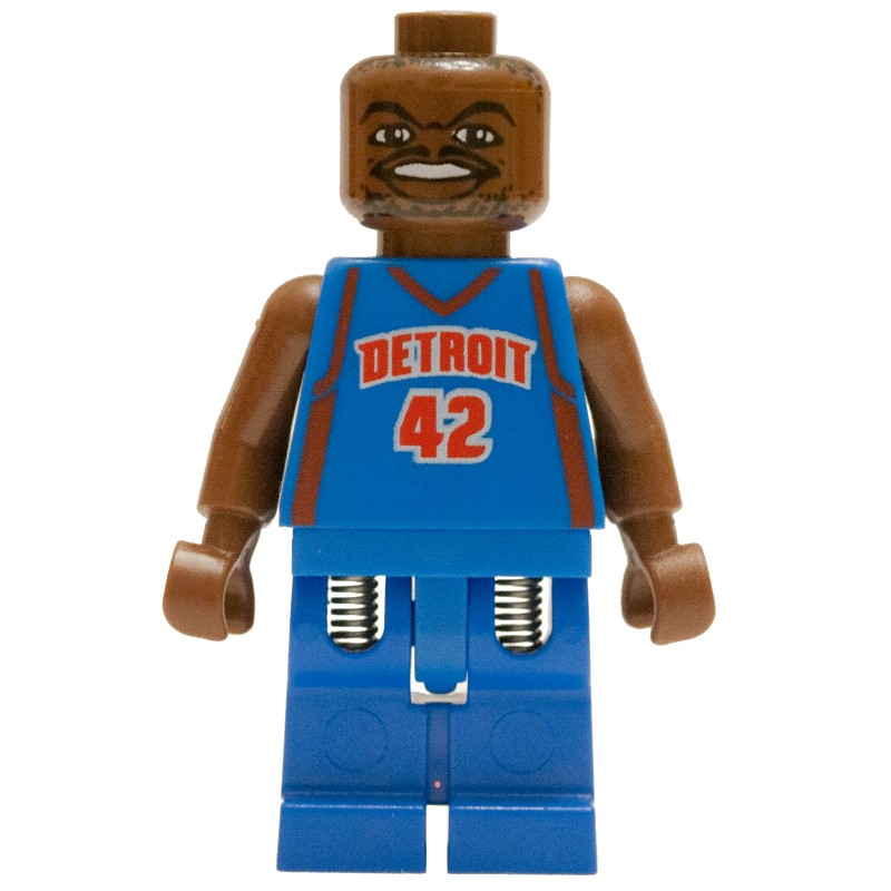 LEGO Set fig007300 Jerry Stackhouse, Detroit Pistons 42 (2003 Sports) Rebrickable Build
