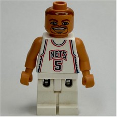 Jason Kidd, New Jersey Nets #5, White (fig-007317)