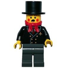 Caroler, Man, Jacket with Plane (fig-007327)
