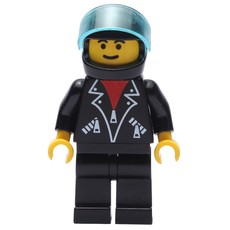 Black Jacket, Black Legs, Black Helmet (fig-007351)