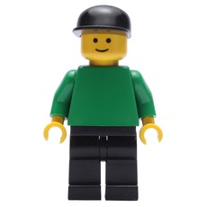 Green Torso, Black Legs, Black Cap (fig-007353)