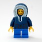Boy, Plaid Shirt, Short Blue Legs, Dark Blue Hood