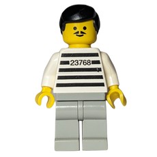 Jailbreak Joe, Prison Shirt with #23768, Light Gray Legs (fig-007426)