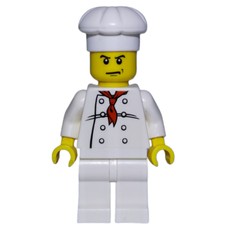 Chef, Red Neckerchief, White Legs, Annoyed (fig-007430)