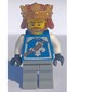 Warrior King, Fleur de Lis on Vest, Crown, Beard