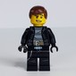 Criminal, Open Leather Jacker over Prison Shirt, Reddish Brown Hair