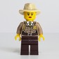 Swamp Police / Ranger, Woman, Tan Campaign Hat, Dark Brown Legs