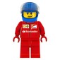 Race Driver, Red Torso, Red Legs, Blue Helmet, Ferrari 1