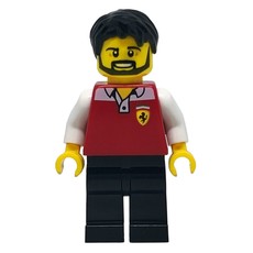 Engineer, Ferrari, Male, Black Legs (fig-007524)