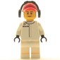 Pit Crew, White Torso, White Legs, Red Cap, Male
