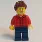 Red Torso, Dark Blue Legs, Reddish Brown Hair