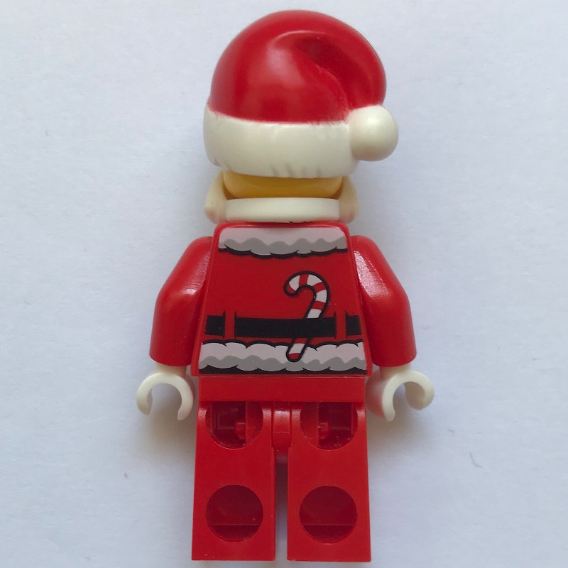 LEGO Set fig-007566 Santa, Coat and Belt, Plain Red Legs, Santa Hat