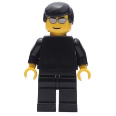 Black Torso, Black Legs, Silver Sunglasses (fig-007643)