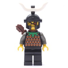 Archer (Knights Kingdom I) - Gilbert the Bad, Black Helmet, Horn (fig-007671)