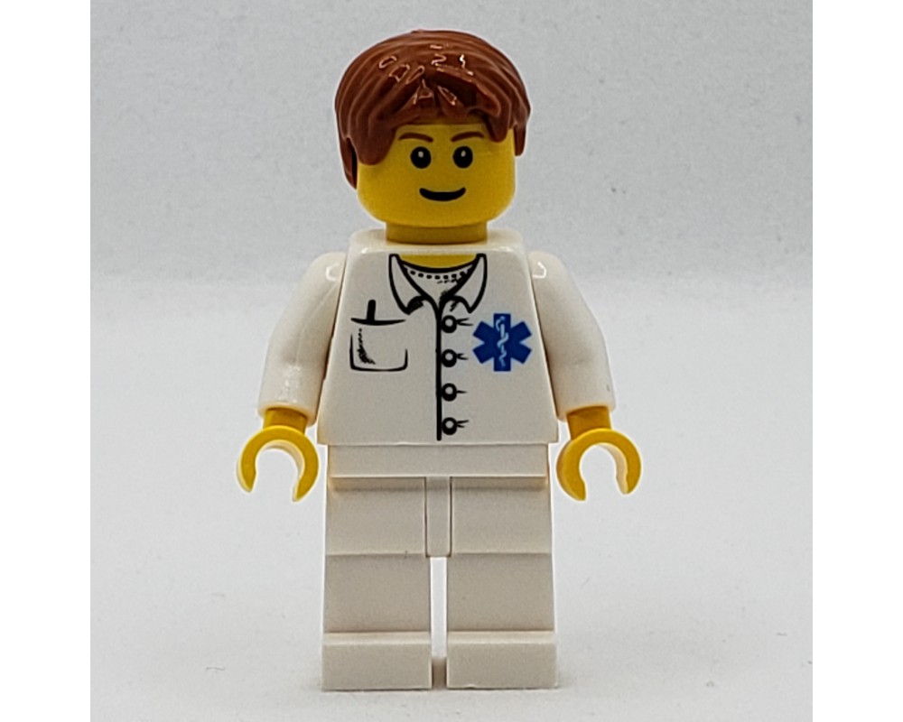 Doctor Badge Reel Made With LEGO® Minifigure™ Light Brown Skin