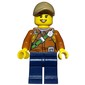 Explorer, Woman, Shirt with Straps and Radio, Dark Tan Cap
