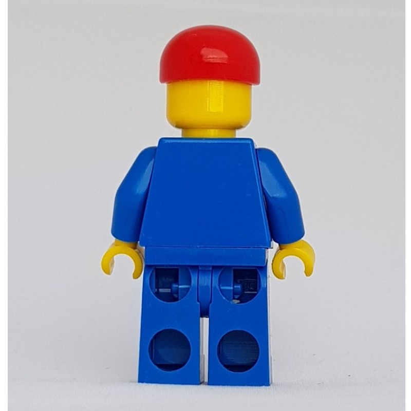 LEGO Set fig-007762 Racer, Blue Jumpsuit with Octan Logo, Red Cap ...