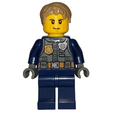 Chase McCain, Dark Bluish Gray Vest with Radio, Badge and Pouches over Dark Blue Shirt (fig-007850)