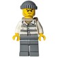 Criminal, Prison Shirt with #86753, Dark Bluish Gray Legs, Dark Bluish Gray Hat, Dark Tan Backpack