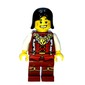 Prince - Dark Red Torso, Dark Red Legs, Black Hair
