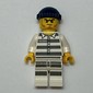 Criminal, Prison Shirt with #50380, Dark Blue Hat