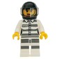 Criminal, Woman, Prison Shirt with #50382, Black Helmet with Visor, Headset