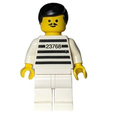 Jailbreak Joe, Prison Shirt with #23768, White Legs (fig-007982)