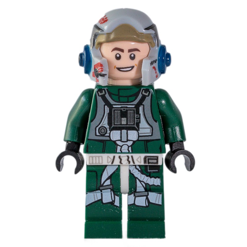 lego star wars green pilot