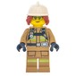 Freya McCloud, Dark Tan Fire Suit with Gauge and Straps