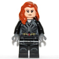 Black Widow, Black Jumpsuit, Gold Belt (fig-008300)