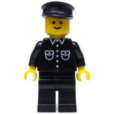 Black Torso Shirt, Black Legs, Black Hat (fig-008305)