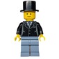 Groom, Black Torso, Sand Blue Legs