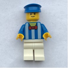 Blue Torso, White Legs, Blue Hat (fig-008370)