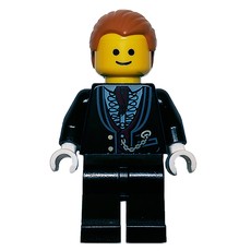 Black Torso Jacket, Black Legs, Medium Nougat Hair (fig-008372)