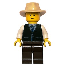 Black Torso Jacket, Dark Brown Legs, Tan Hat (fig-008373)