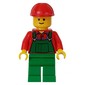 Red Torso, Green Overall, Red Hat