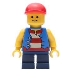 Kid, Blue Torso, Dark Blue Legs, Red Cap (fig-008380)