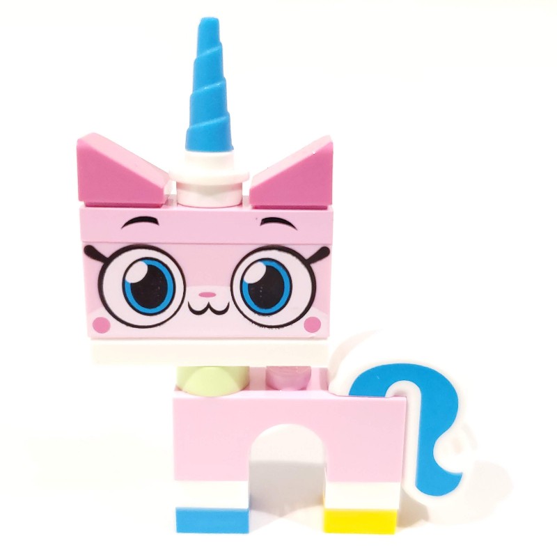 LEGO Set fig-008394 Unikitty, Dark Azure Foot, Closed Mouth ...