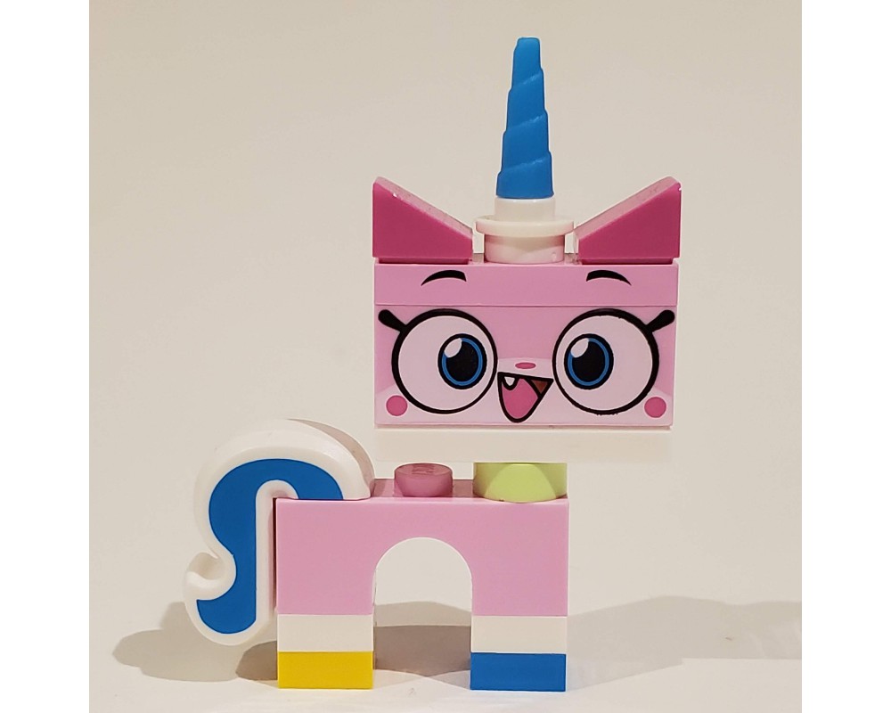 LEGO Set fig-008404 Unikitty, Dark Azure Foot, Open Mouth, Small Pupils ...