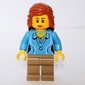 Medium Blue Torso, Dark Tan Legs, Dark Orange Hair
