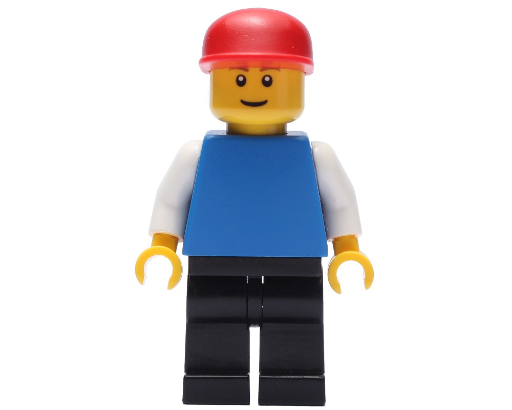 LEGO Set fig-008500 Blue Torso, Black Legs, Red Cap (2009 Creator ...