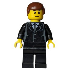 Black Torso Suit, Black Legs, Reddish Brown Hair (fig-008503)