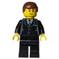 Black Torso Suit, Black Legs, Reddish Brown Hair