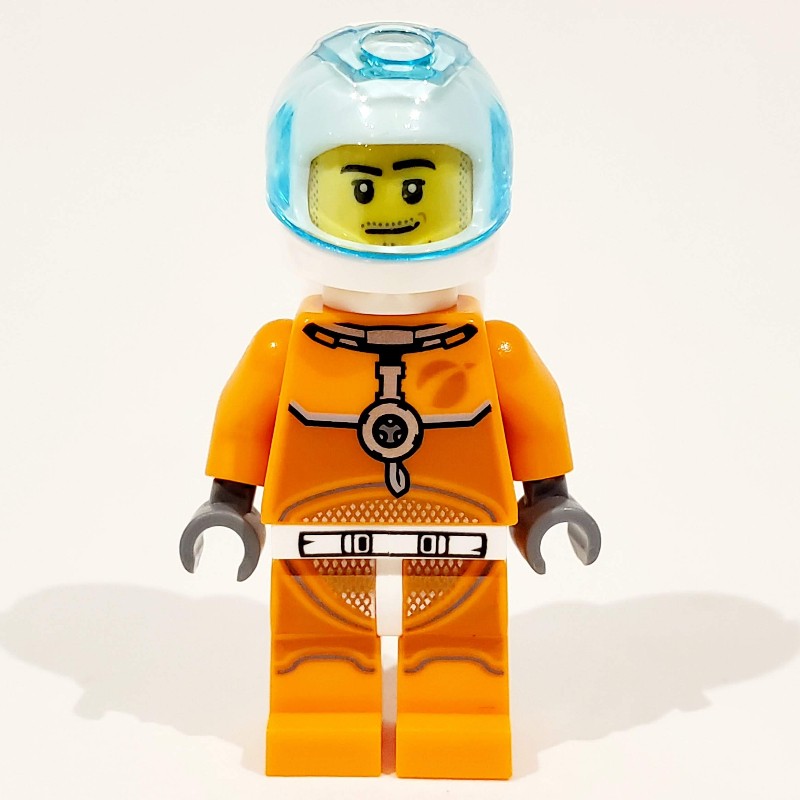 Lego discount orange helmet